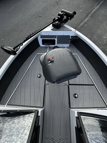 Slide: The Image of 2024 Vexus ADX190 boat deck with seating and control panel. - 10