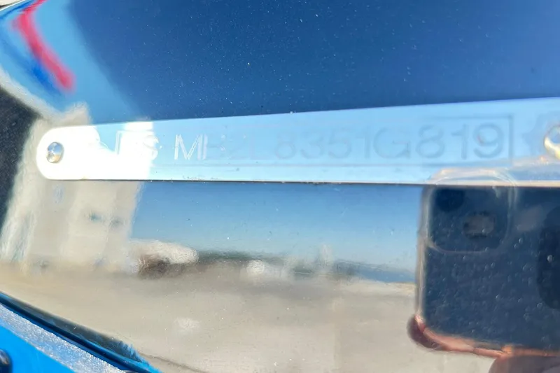 Slide: The Image of Close-up of 2019 Malibu Wakesetter 24 MXZ hull identification number plate. - 13