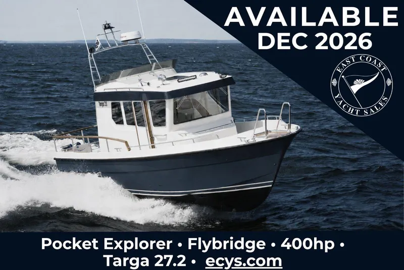 The Image of Targa 27.2 boat cruising on water, available December 2026, East Coast Yacht Sales. - 0