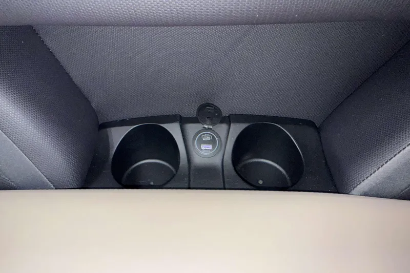 Slide: The Image of 2026 Sylvan L3 DLZ interior cup holders with USB charging port. - 5