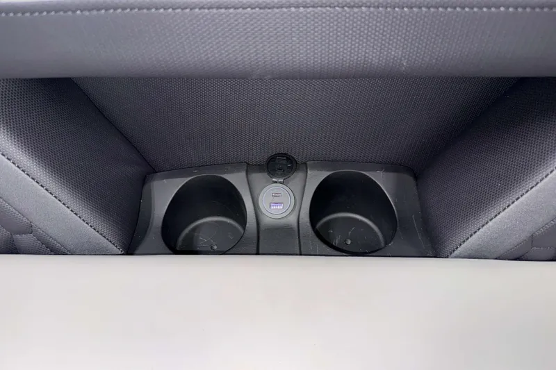 Slide: The Image of 2026 Sylvan L3 DLZ Platinum cup holders and USB port in rear seating area. - 4