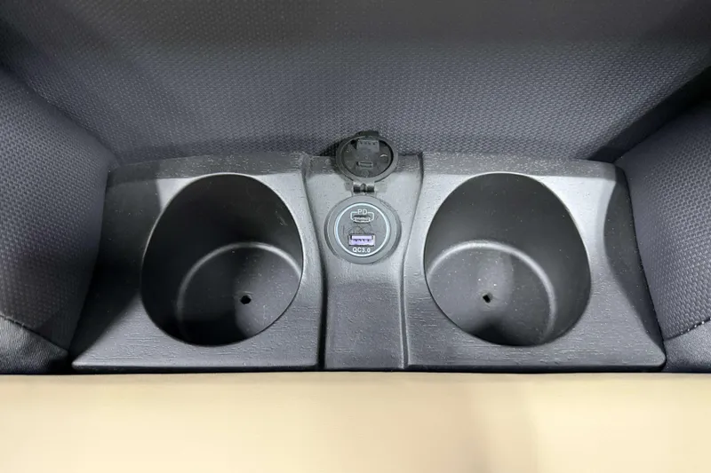 Slide: The Image of Cup holders and USB port in 2026 Sylvan L3 DLZ Bar interior. - 4