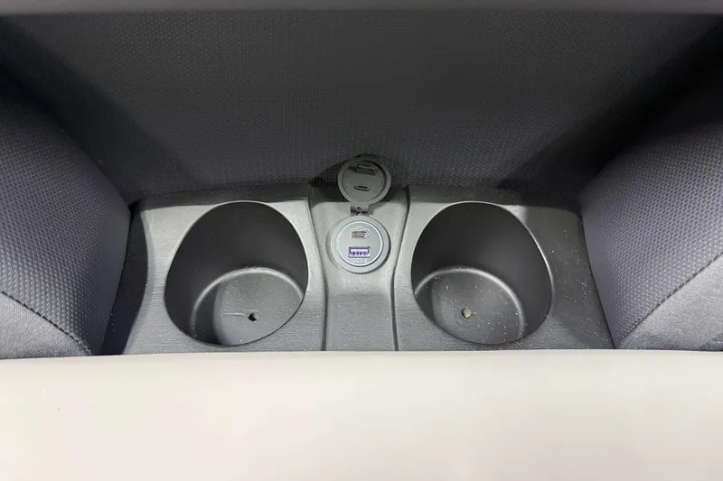 Slide: The Image of 2026 Sylvan L3 RLZ cup holders with USB charging ports. - 4