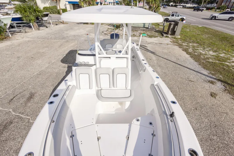 Slide: The Image of 2020 Sea Fox 249 Avenger boat with spacious seating and sleek design. - 17