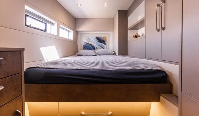 Slide: The Image of Modern bedroom interior in 2024 Eyecat 55 Autumn, featuring sleek design and ambient lighting. - 25