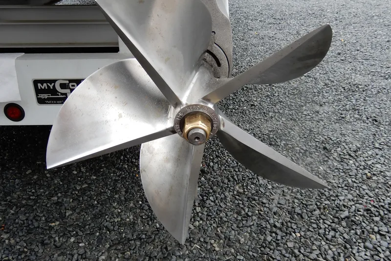 Slide: The Image of Propeller of 2008 Nor-Tech 3600 Supercat on gravel surface. - 42