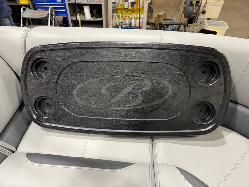 Slide: The Image of Bentley Pontoons Legacy 250HP 223 Navigator DL Quad Lounge Tritoon 2026 - 25