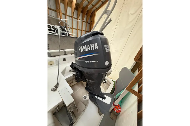 Slide: The Image of Simrad AP51 autopilot control on 2000 Northern Pacific Motor Yacht. - 64