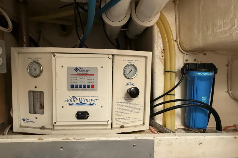 Slide: The Image of The Little Wonder VIP watermaker system in 2000 Northern Pacific Motor Yacht. - 82