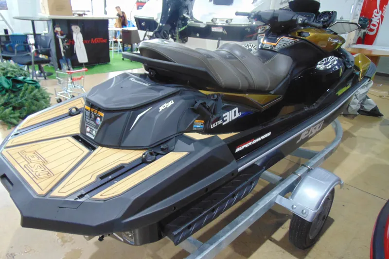Slide: The Image of 2023 Kawasaki Jetski Ultra 310LX on display, featuring sleek design and advanced features. - 7