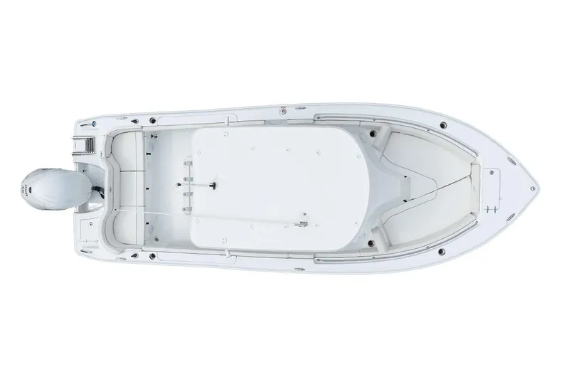 Slide: The Image of Manufacturer Provided Image: Top view of 2026 Sea Hunt Ultra 234 boat, showcasing spacious deck layout. - 27