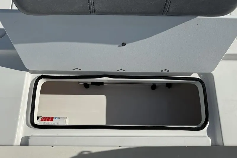 Slide: The Image of Open storage compartment on a 2020 Sea Pro 172 Bay boat. - 16