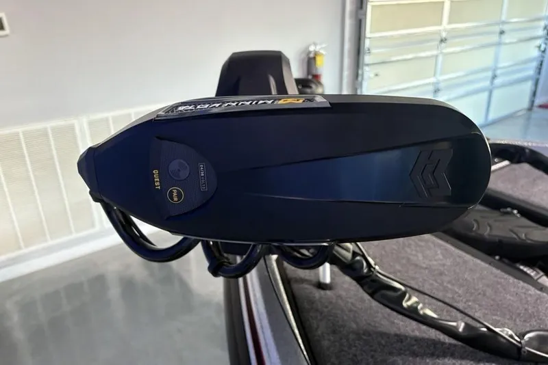 Slide: The Image of 2026 Phoenix 721 ZXL boat component in a garage setting. - 2