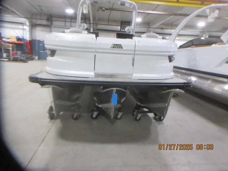 Slide: The Image of Avalon 27 FT Excalibur Elite Carbon Series Windshield w/ Twin 500HP Mercury's AND JOYSTICK CONTROLS!! 2026 - 3