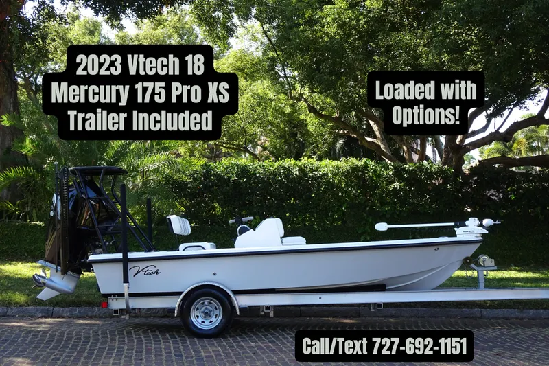 The Image of 2023 Vtech 18 boat with Mercury 175 Pro XS, trailer included, loaded with options. - 0