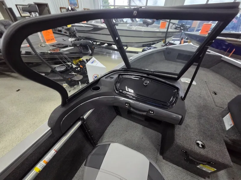 Slide: The Image of Interior view of Crestliner 1750 HAWKWT JS boat, model year 2026. - 12