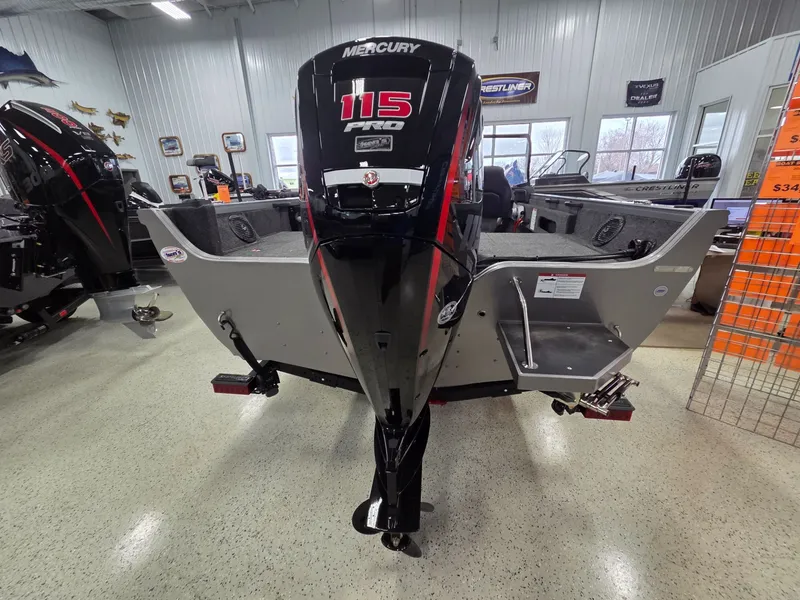 Slide: The Image of Crestliner 1750 HAWKWT JS 2026 with Mercury 115 Pro engine. - 4