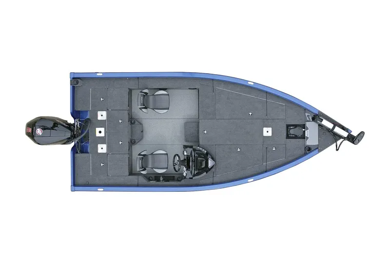 Slide: The Image of Manufacturer Provided Image: Top view of 2025 Lund 1875 Pro-V Bass XS fishing boat. - 6