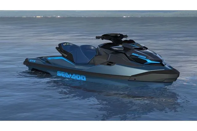 The Image of 2026 Sea-Doo GTX 230 jet ski on calm water. - 1