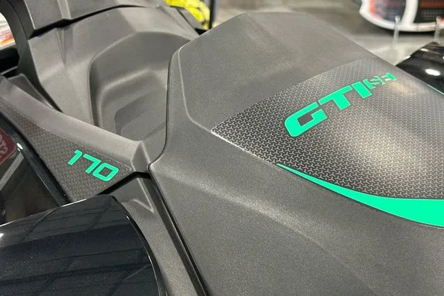 Slide: The Image of Close-up of 2026 Sea-Doo GTI with GTI 170 branding. - 25