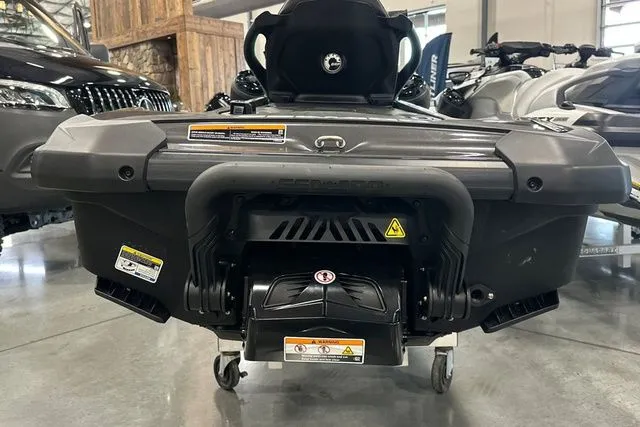 Slide: The Image of Rear view of a 2026 Sea-Doo GTI jet ski in a showroom. - 29