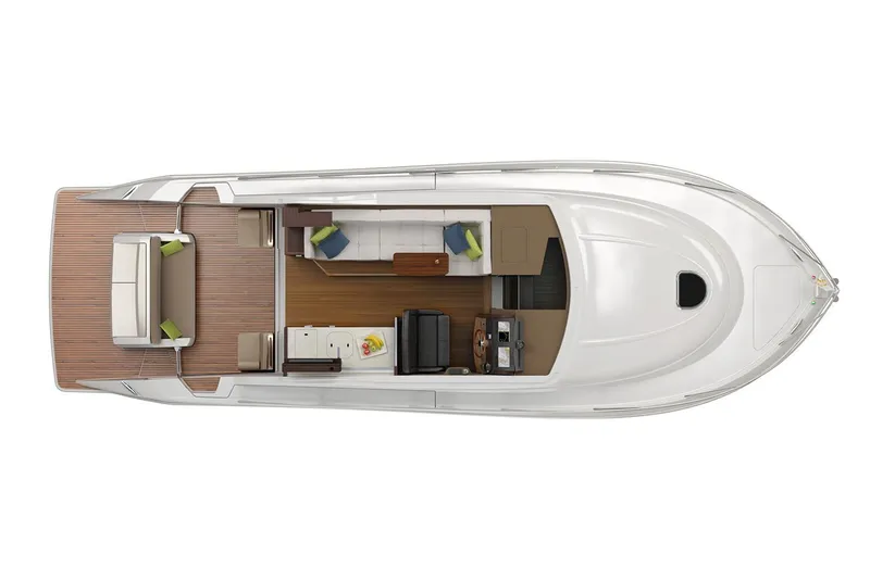 Slide: The Image of Manufacturer Provided Image: Top view of 2023 Tiara Yachts C39 Coupe interior layout. - 5