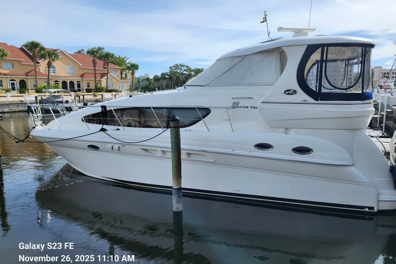 Slide: The Image of 2004 Sea Ray 390 Motor Yacht, Magnolia Belle, at her slip. - 59