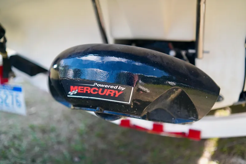 Slide: The Image of Close-up of a 2001 Bombardier 1800 Challenger with Mercury engine. - 27