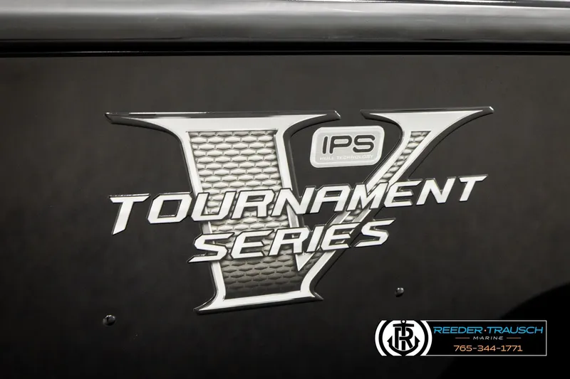Slide: The Image of 2026 Lund 1975 Pro-V Sport Tournament Series logo with IPS hull technology. - 58