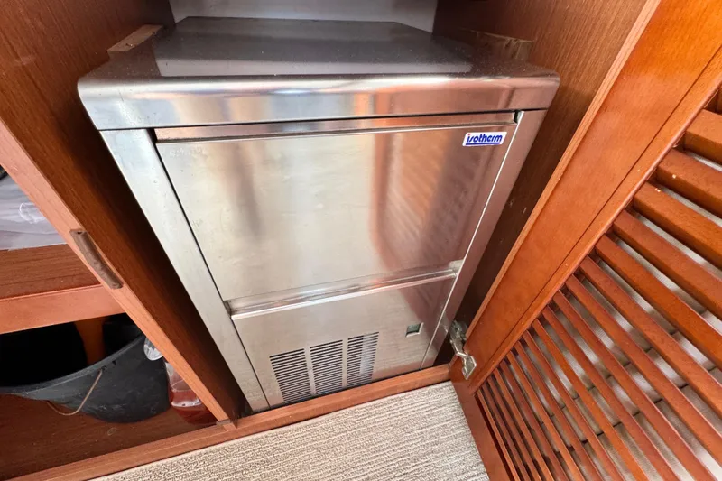 Slide: The Image of Stainless steel appliance in 2017 Beneteau Swift Trawler 44 interior. - 8