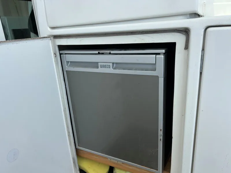 Slide: The Image of Built-in fridge on a 2008 Lagoon 420 catamaran. - 19