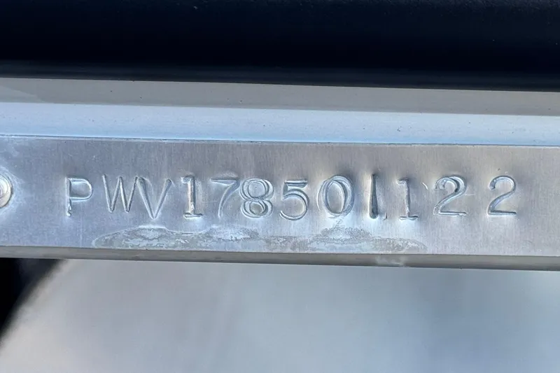 Slide: The Image of Hull identification number on 2022 Silver Wave 2410 SW5 JS boat. - 30