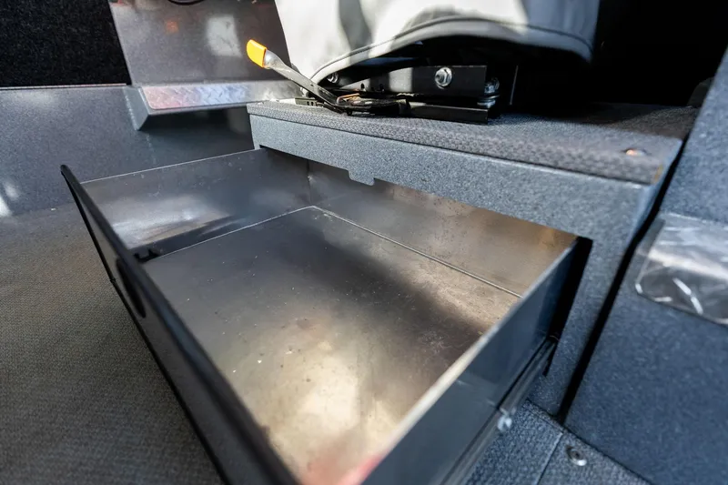 Slide: The Image of Storage compartment in 2021 KingFisher 2825 Coastal Express boat interior. - 35