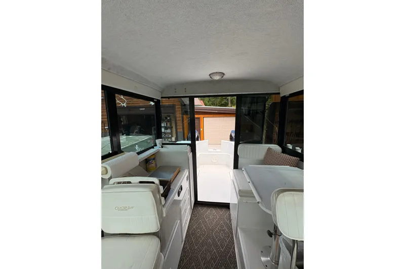 Slide: The Image of Interior view of 2001 Glacier Bay 2690 Coastal Runner boat cabin. - 11