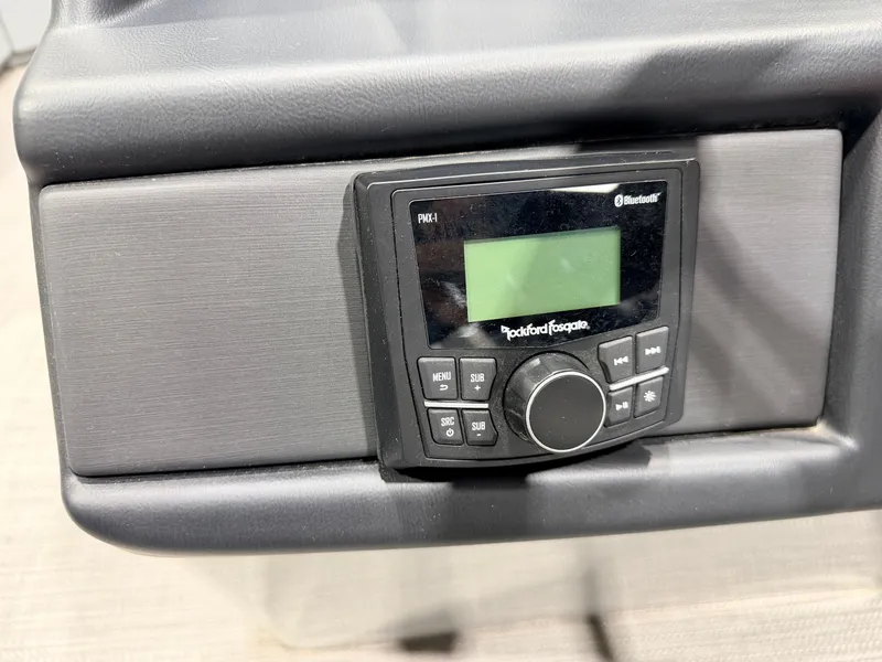 Slide: The Image of Bentley Pontoons 150HP Legacy 223 Navigator Quad Lounge Tritoon - $47995 2024 - 27