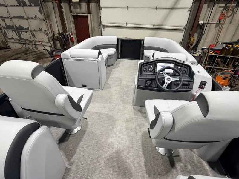 Slide: The Image of Bentley Pontoons Legacy 223 Navigator Quad Lounge Tri-toon Pontoon & 150HP Honda 4-Stroke EFI 2024 - 6