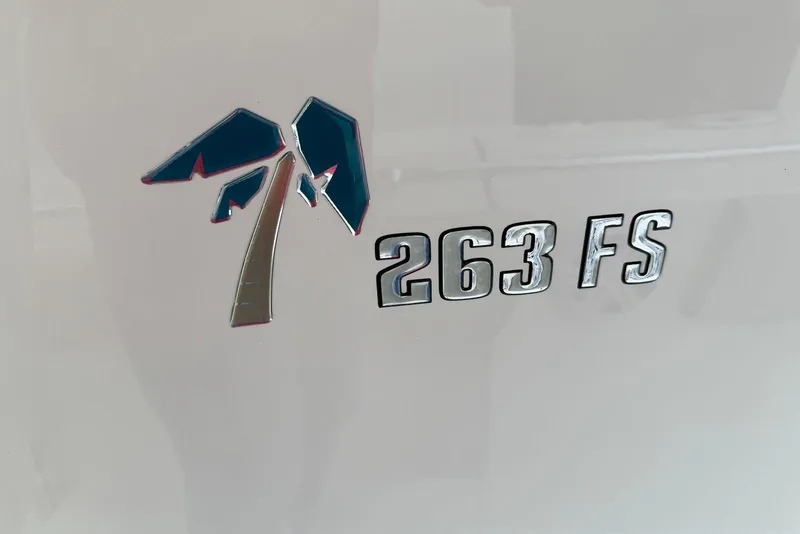 Slide: The Image of Key West 263 FS logo on boat, 2026 model. - 22