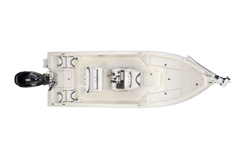 Slide: The Image of Manufacturer Provided Image: Top view of a 2026 Skeeter SX230 boat, showcasing its spacious deck layout. - 14
