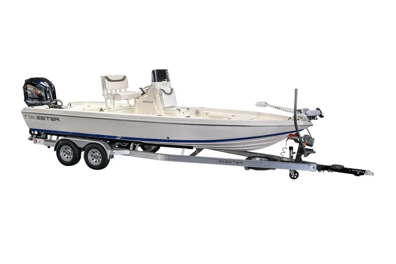 Slide: The Image of Manufacturer Provided Image: 2026 Skeeter SX230 boat interior with seating and storage compartments. - 9