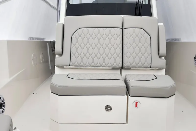 Slide: The Image of 2026 Pursuit S 288 Sport boat logo and model detail. - 15