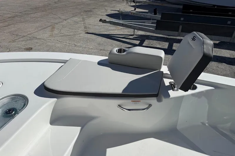 Slide: The Image of 2026 Sea Pro 250 Bay boat seat with cup holder, sleek design. - 20