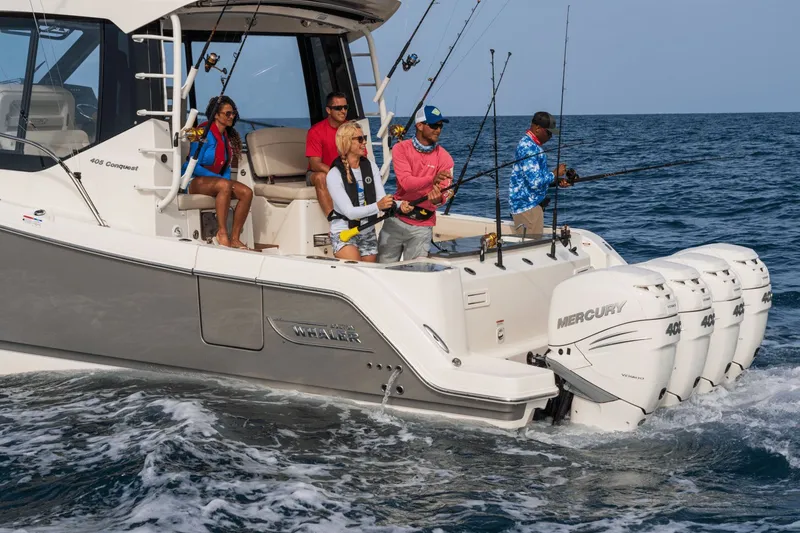 Slide: The Image of Boston Whaler 405 Conquest 2027 - 40