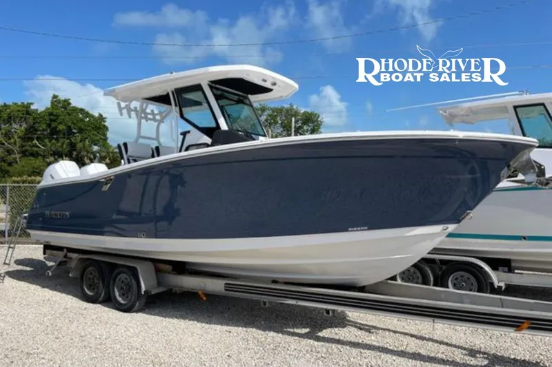 The Image of 2026 Blackfin 272 CC boat on trailer at Rhode River Boat Sales. - 0
