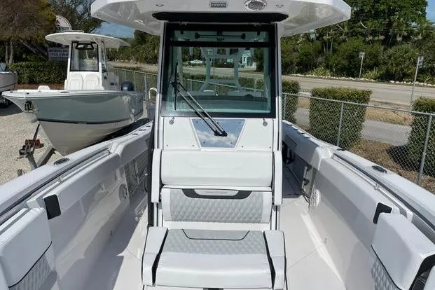 Slide: The Image of 2026 Blackfin 272 CC boat interior, featuring sleek design and modern amenities. - 5