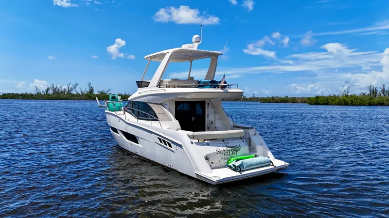 Slide: The Image of 2017 Carver - Exterior profile on the water - 55