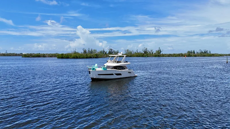 Slide: The Image of 2017 Carver - Exterior profile on the water - 60