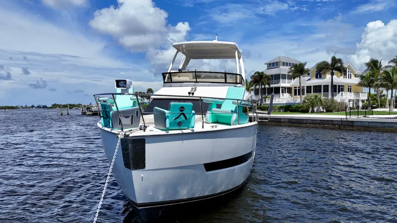 Slide: The Image of 2017 Carver - Exterior profile on the water - 17