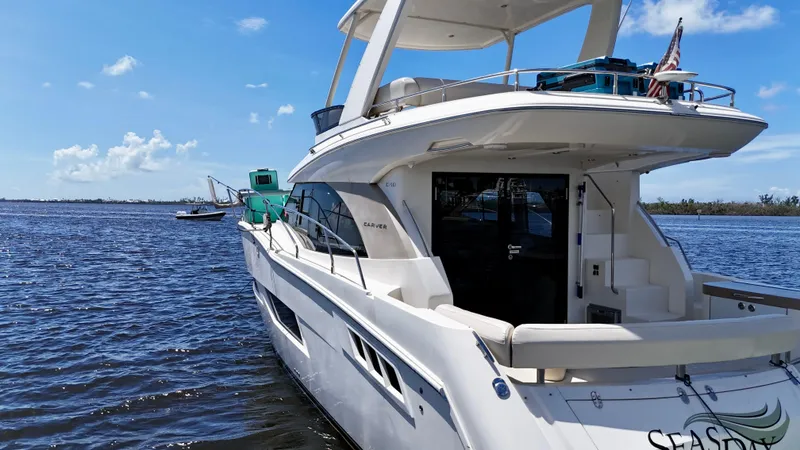 Slide: The Image of 2017 Carver - Exterior profile on the water - 49