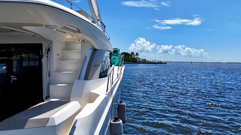 Slide: The Image of 2017 Carver - Exterior profile on the water - 50