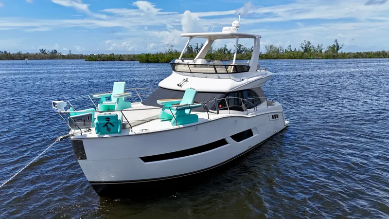 Slide: The Image of 2017 Carver - Exterior profile on the water - 52